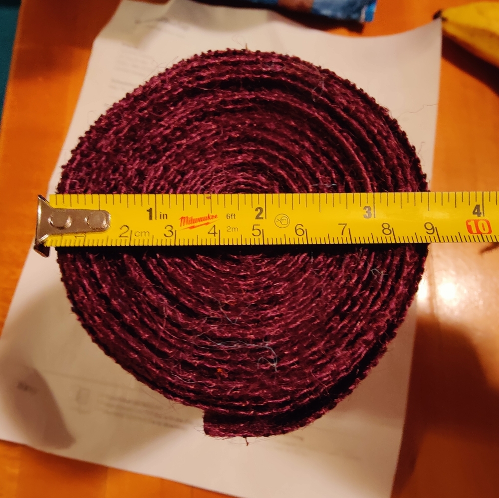 Custom Dyed Burlap 6" wide